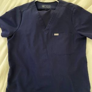 Navy Blue FIGS Scrub Set